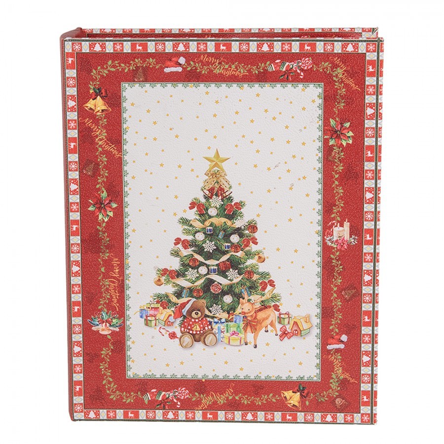 3ks úložný box ve tvaru knihy Merry Christmas - 27*22*7 / 22*17*6 / 17*12*4 cm Clayre & Eef 3ks úložný box ve tvaru knihy Merry Christmas - 27*22*7 / 22*17*6 / 17*12*4 cm Clayre & Eef