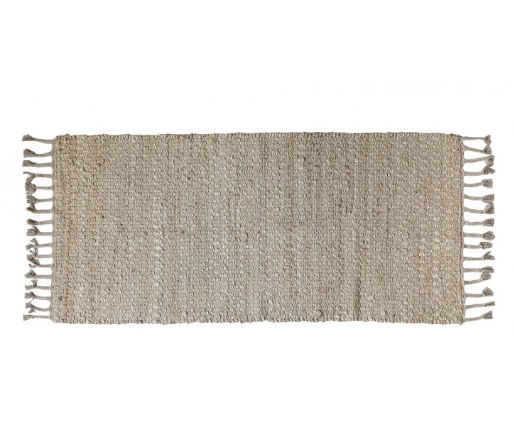 Přírodní jutový koberec s třásněmi Hully - 70*150 cm Chic Antique