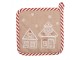 Chňapka s perníkovými chaloupkami Gingerbread Bliss - 20*20 cm Clayre & Eef