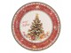 Vánoční talíř/podnos se stromkem Merry Christmas - Ø 33 * 1 cm Clayre & Eef