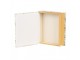 Bílý úložný box s květy ve tvaru knihy Book Van - 17*14*5 cm Clayre & Eef