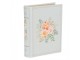 Modrý úložný box s květy ve tvaru knihy Book Van - 17*14*5 cm Clayre & Eef