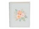 Modrý úložný box s květy ve tvaru knihy Book Van - 17*14*5 cm Clayre & Eef
