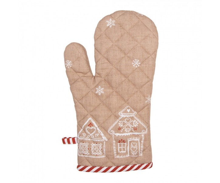 Chňapka s perníkovými chaloupkami Gingerbread Bliss - 18*30 cm Clayre & Eef