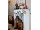 Vintage nástěnný obraz s autem a led světýlky Merry Bright - 60*2,5*60 cm Chic Antique