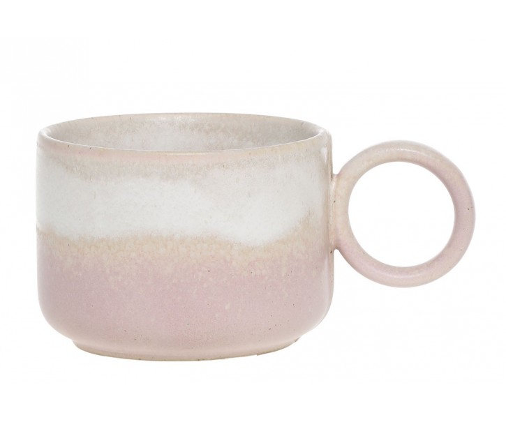 Béžovo-růžový rustikální hrnek Valence Dusty Rose - 10*7,5 cm / 305 ml Chic Antique