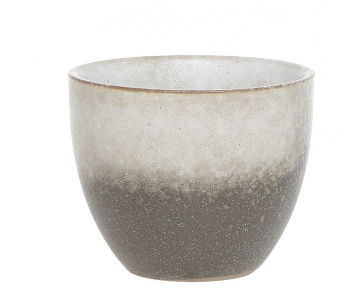 Béžovo-šedý rustikální hrnek Valence Dusty Stone - Ø 8,5*7 cm / 185ml Chic Antique