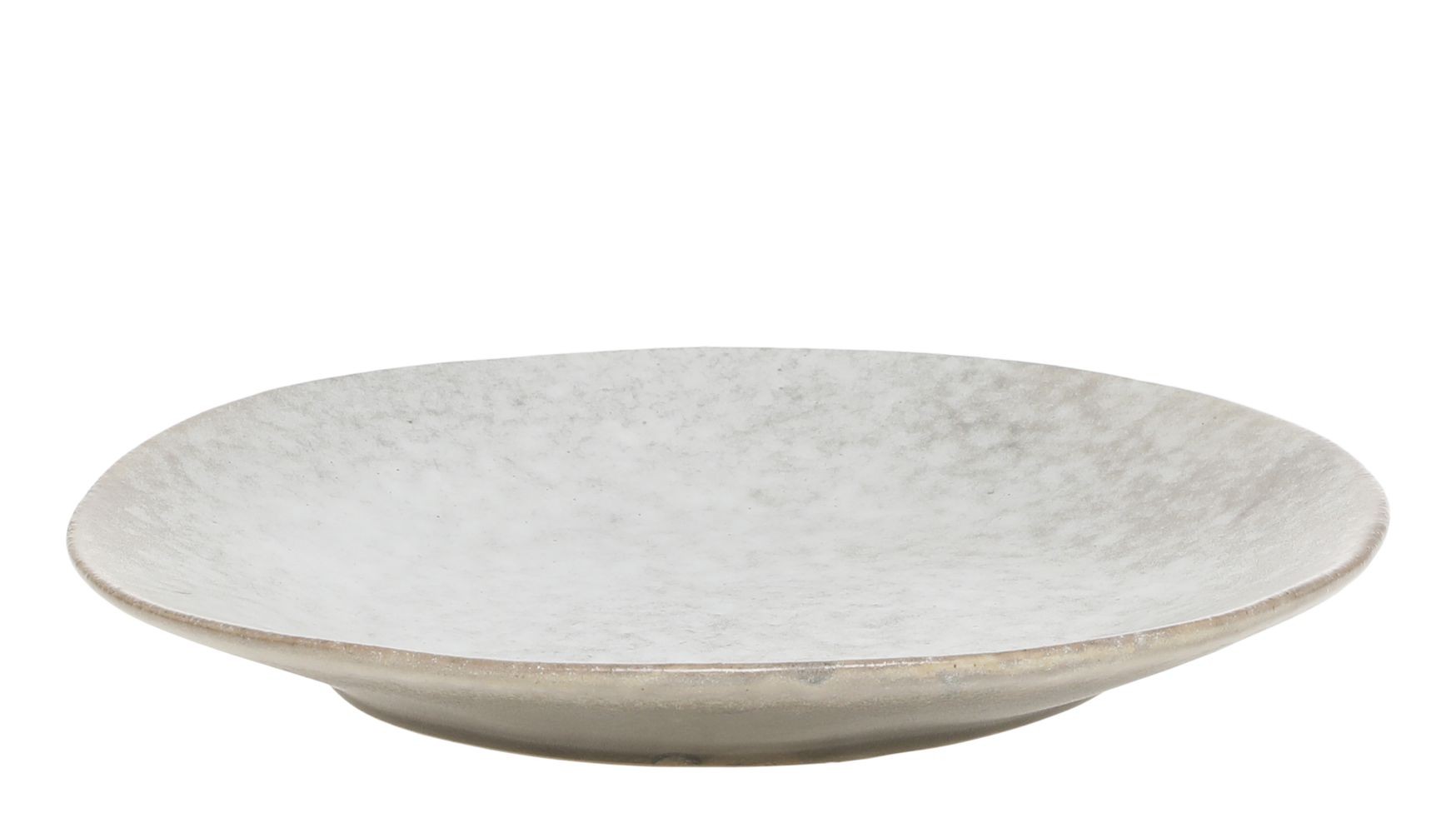 Béžovo-šedý rustikální jídelní talíř Valence Dusty Stone - Ø 27*3 cm 