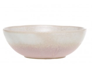 Béžovo-růžová rustikální mísa Valence Dusty Rose - Ø 20*7 cm / 1045 ml