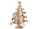 Dřevěný skládací stromek s ozdobami Christmas Tree - Ø 20*25 cm J-Line by Jolipa