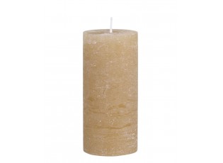 Medová široká svíčka Macon Rustic honey - Ø 7*15cm/ 60h