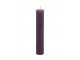 Fialová úzká krátká svíčka Short dinner plum - Ø 2 *11cm / 4h Chic Antique