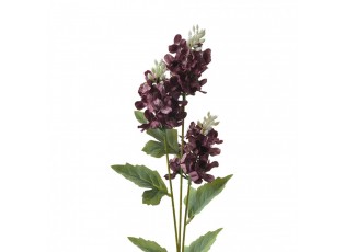 Dekorace umělá květina s fialovými květy - 12*5*71 cm