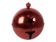 Set 3ks červená dekorace rolnička Bell - Ø 62 / Ø 52 / Ø 42 cm Clayre & Eef