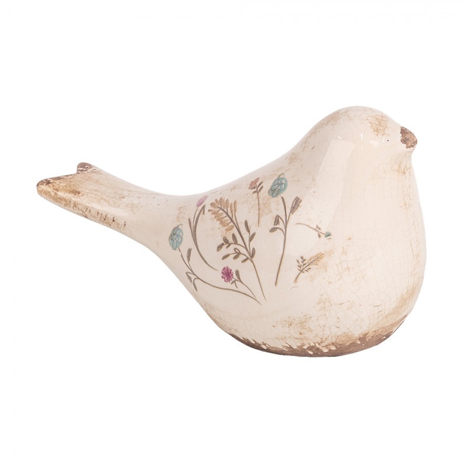 Keramická dekorace ptáček s kvítky Floral Cartoon M - 22*9*12 cm Clayre & Eef Keramická dekorace ptáček s kvítky Floral Cartoon M - 22*9*12 cm Clayre & Eef