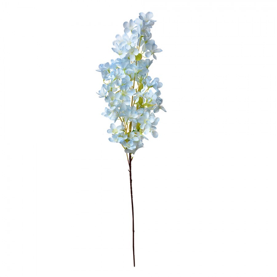 Dekorace umělá květina s modrými květy - 15*8*100 cm Clayre & Eef Dekorace umělá květina s modrými květy - 15*8*100 cm Clayre & Eef