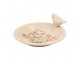 Keramické krmítko pro ptáčky s lučními květy Flowers of Love L - Ø 26*10 cm Clayre & Eef