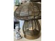 Bronzový antik kovový svícen houba Mushroom - Ø 20*24 cm Light & Living