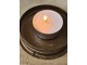 Bronzový antik kovový svícen houba Mushroom - Ø 20*24 cm Light & Living