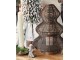 Bronzový antik kovový svícen vánoční stromek Tree - Ø 25*35 cm Light & Living