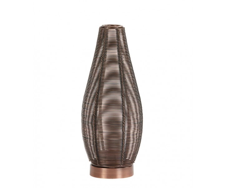 Měděný antik kovový svícen Suneka - Ø 9*22 cm Light & Living