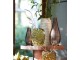 Měděný antik kovový svícen Suneka - Ø 9*22 cm Light & Living