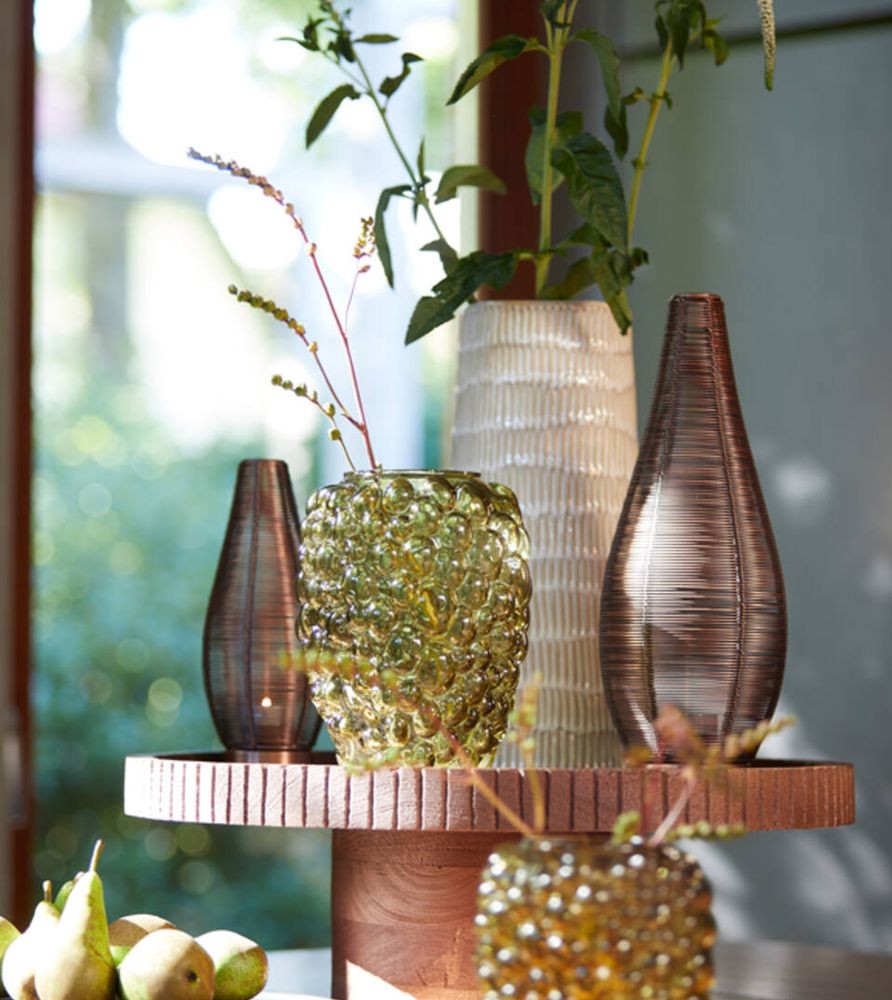 Měděný antik kovový svícen Suneka - Ø 9*22 cm Light & Living Měděný antik kovový svícen Suneka - Ø 9*22 cm Light & Living