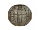 Bronzový antik kovový svícen Pilka - Ø 17*14 cm Light & Living