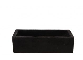 Černá dřevěná bedýnka / podnos na dekorování Paulo - 32*15*9 cm