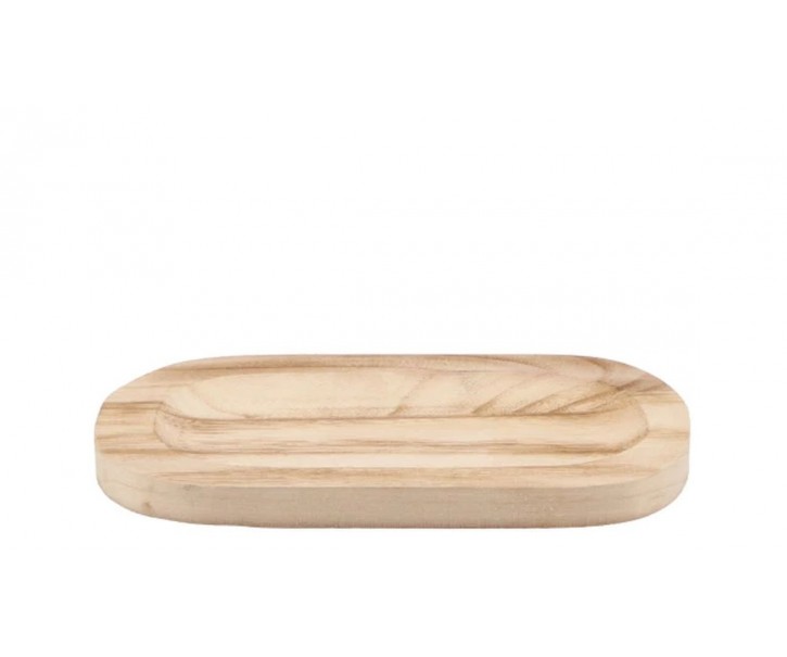 Přírodní dřevěný dekorační podnos Tippo - 24*14*2 cm daan kromhout