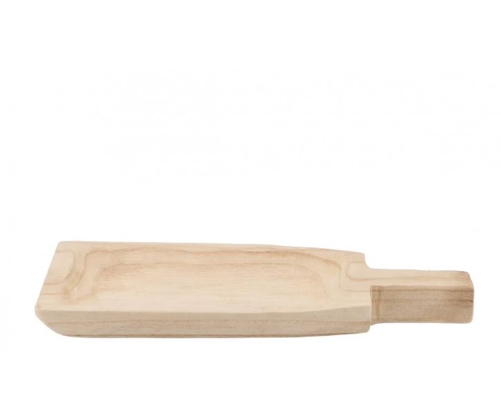 Přírodní dřevěný dekorační podnos s rukojetí Tippo - 32*15*4 cm daan kromhout