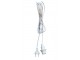 Bílá šňůra / kabel na lampu s vypínačem ON/ OFF - 4m / E14 Chic Antique
