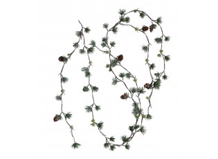 Zelená vánoční cedrová girlanda se šiškami Cedar Garland - 160 cm