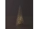 Průhledný dekorativní vánoční svítící stromek Sparkle - Ø 6*12 cm daan kromhout