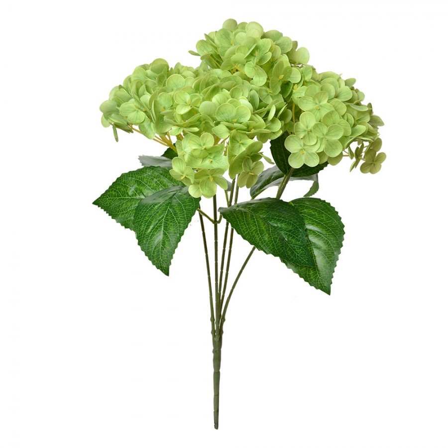 Zelená umělá květina hortenzie Hydrangea - 23*23*45 cm Clayre & Eef Zelená umělá květina hortenzie Hydrangea - 23*23*45 cm Clayre & Eef