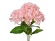 Růžová umělá květina hortenzie Hydrangea - 23*23*45 cm Clayre & Eef