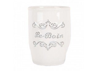 Keramický kelímek na zubní kartáčky Le Bain - Ø 8*10 cm