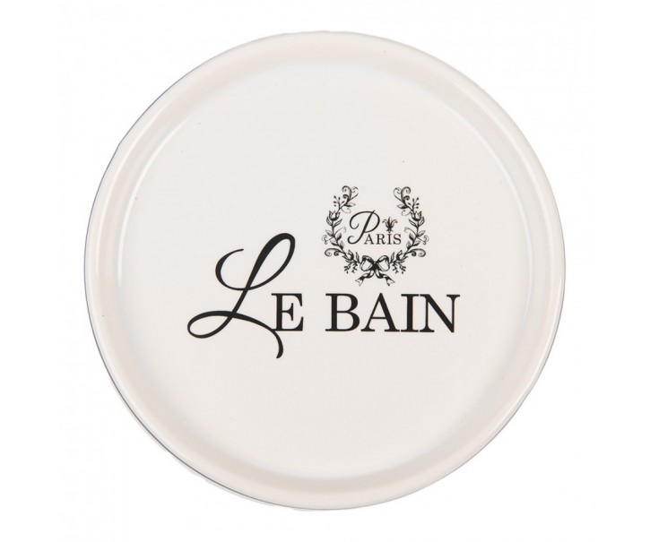 Keramická kulatá mýdlenka Le Bain - Ø 12*3 cm Clayre & Eef