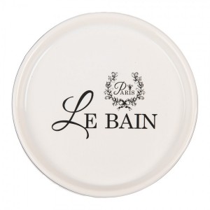 Keramická kulatá mýdlenka Le Bain - Ø 12*3 cm