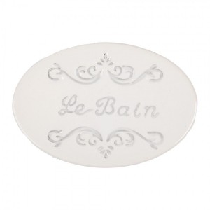 Keramická oválná mýdlenka Le Bain - 13*9*3 cm