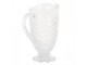 Transparentní skleněný džbán s dekorem - 20*13*24 cm / 1100 ml Clayre & Eef