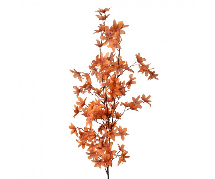 Dekorace umělá květina s oranžovými květy - 15*7*112 cm Clayre & Eef