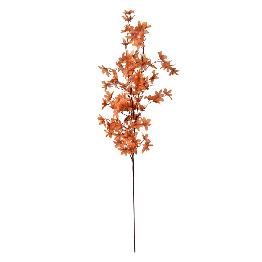 Dekorace umělá květina s oranžovými květy - 15*7*112 cm Clayre & Eef Dekorace umělá květina s oranžovými květy - 15*7*112 cm Clayre & Eef