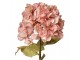 Růžová dekorační květina hortenzie Hydrangea - 10*10*55 cm Clayre & Eef