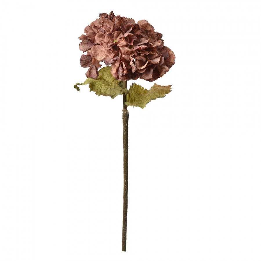 Fialová dekorační květina hortenzie Hydrangea - 10*10*55 cm Clayre & Eef Fialová dekorační květina hortenzie Hydrangea - 10*10*55 cm Clayre & Eef