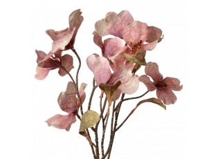 Dekorace umělá květina s růžovými květy Chic Rosé - 12*8*72 cm