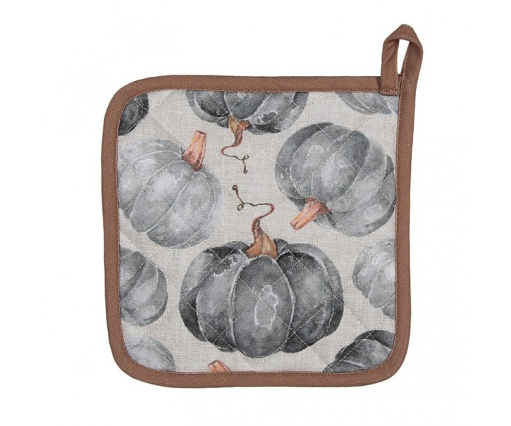 Bavlněná chňapka - podložka s dýněmi Country Style Pumpkin - 20*20 cm Clayre & Eef