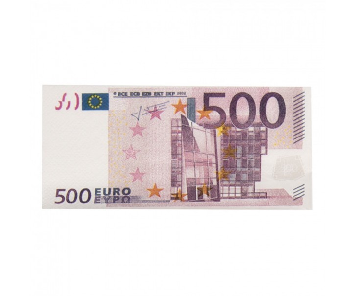Papírové ubrousky 500 eur - 16*8*2 cm Clayre & Eef
