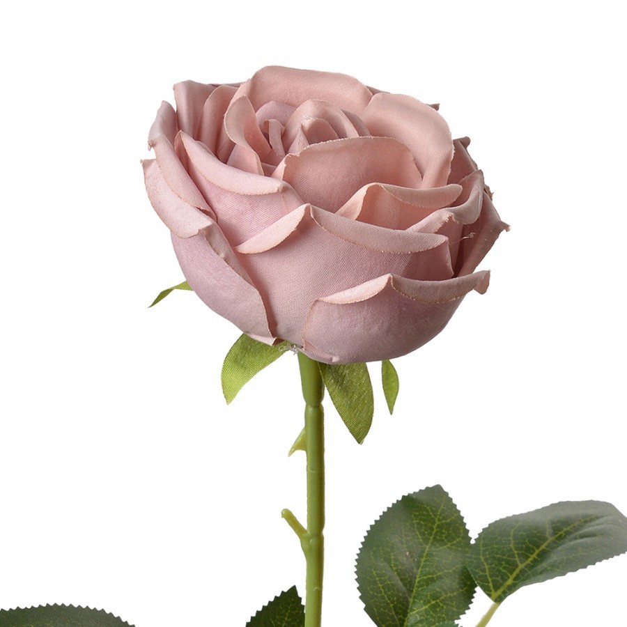 Dekorace umělá květina fialková růže Rose Purple - 9*9*61 cm
