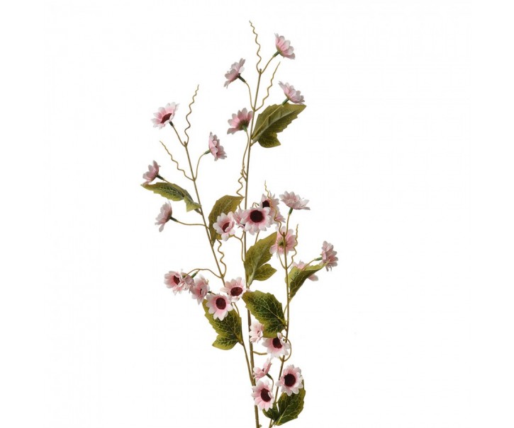 Dekorace umělá květina s růžovými květy - 25*6*107 cm Clayre & Eef